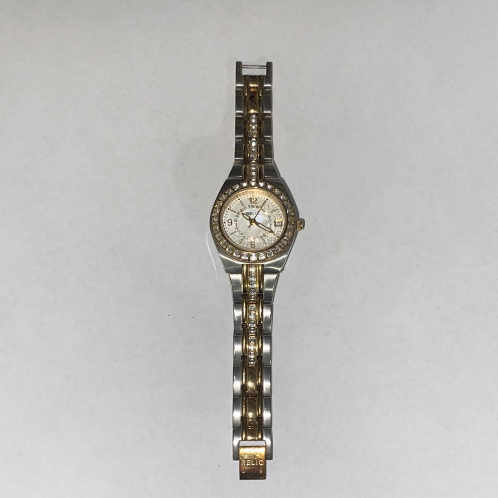Relic Kids Two-Tone Gold and Silver Watch